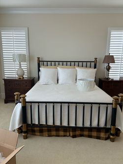 Luxary Wrought Iron bed, (Cali) King