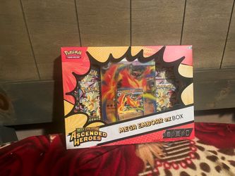 Ascended heroes ex box ( mega emboar) brand new factory sealed