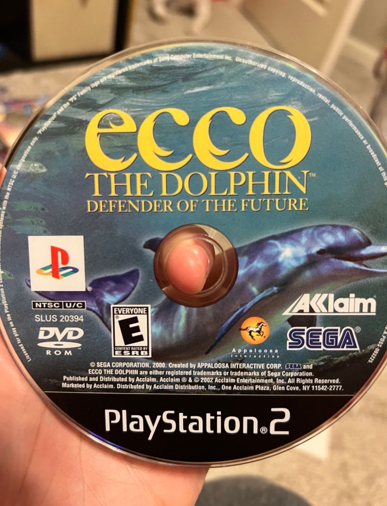 Ecco The Dolphin For Playstation 2