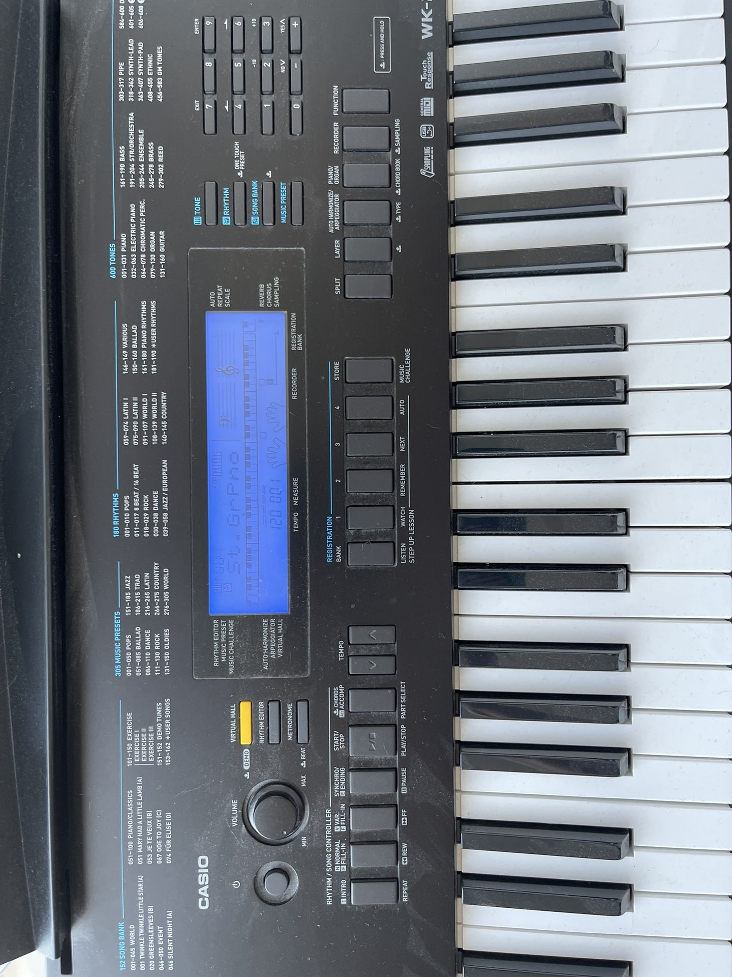 Casio WK-245 Keyboard and Stand for Sale in Chicago, IL - OfferUp