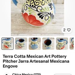 Pottery Mexican, 2 Pcs