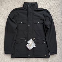 STS Ranchwear Womens Brazos II Black Polyester Softshell Jacket Size XS