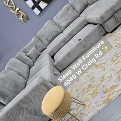 💥 Sectional Sofa Sleeper 💥 Furniture Queen Bedrooms, Dining Avail