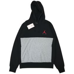 Nike Air Jordan Flight Cement Pullover Hoodie Medium M Sweatshirt NEW 23