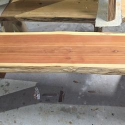 Live Edge Cedar Bench Or Table