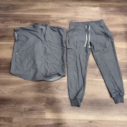 Grey FIGS Scrubs- Women- Mint Condition