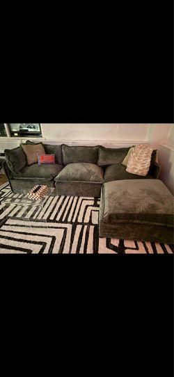 Free delivery Anabei Modular Washable 3-Seater + Ottoman