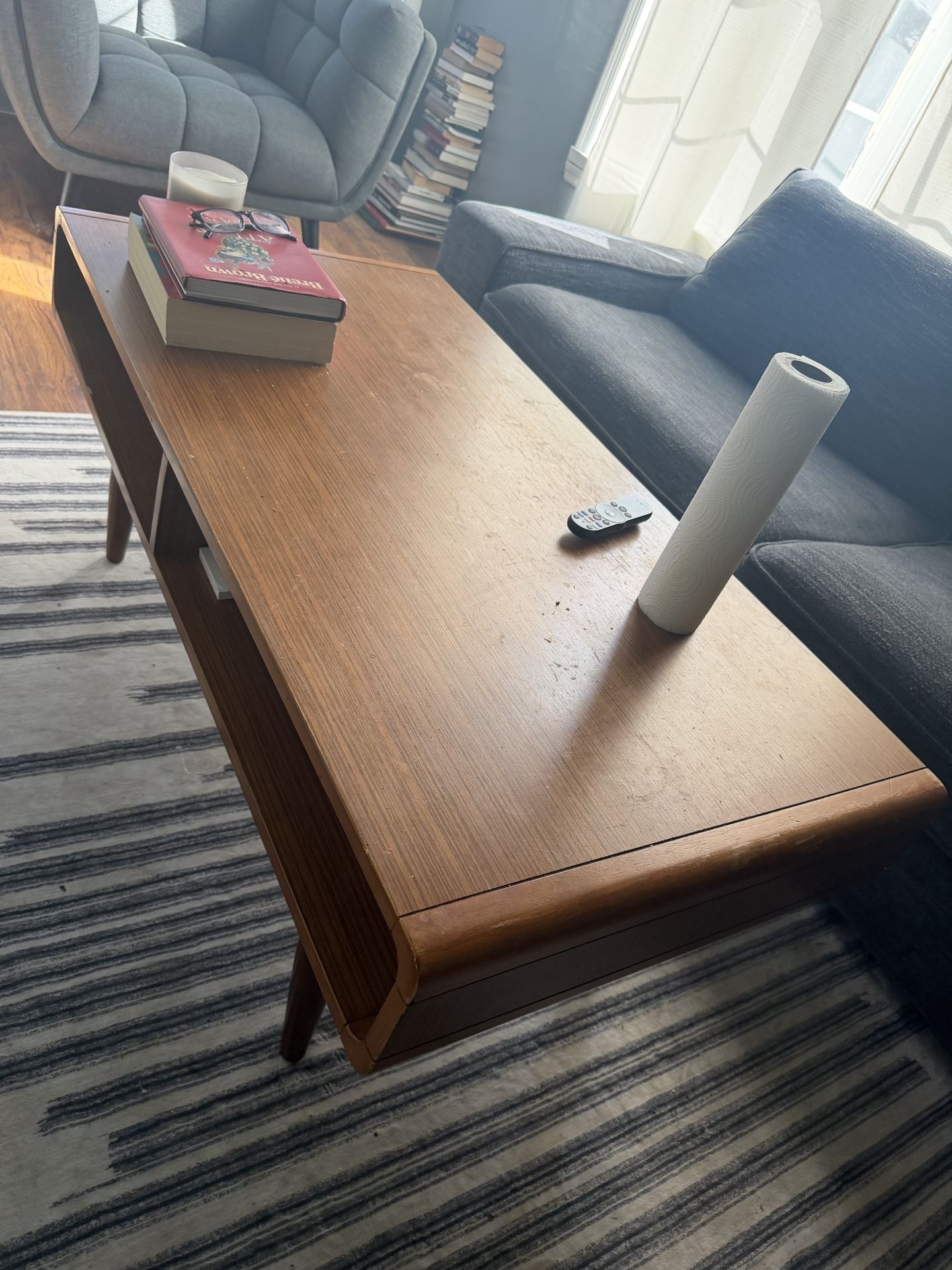 Hardwood Mid-century Coffee Table