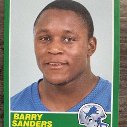 1989 Barry Sanders Rookie Card #257 