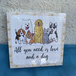 Funny Dog Decor Sign