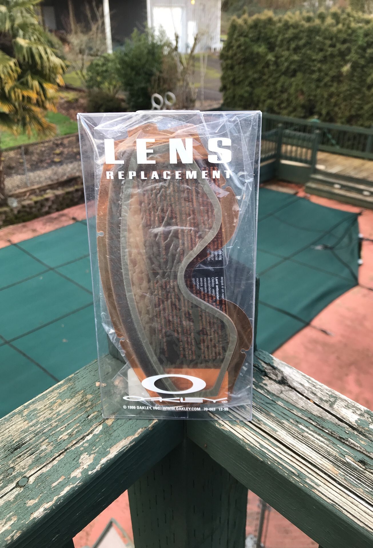 Oakley “persimmon” goggle lens replacement