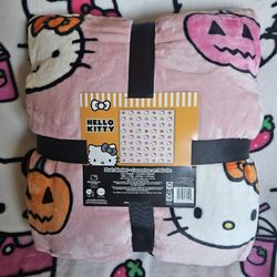 Hello Kitty Halloween Blanket $30