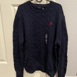 Polo Ralph Lauren Men's Cable Knit Sweater Brand New