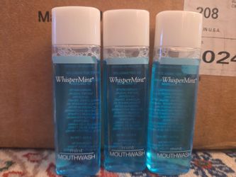 WhisperMint Mouthwash 0.8 oz Travel Size – NEW – Bulk Discounts