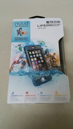 IPhone 6, Lifeproof Nuud Case - Gray & Navy Blue