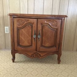 Nightstand pecan