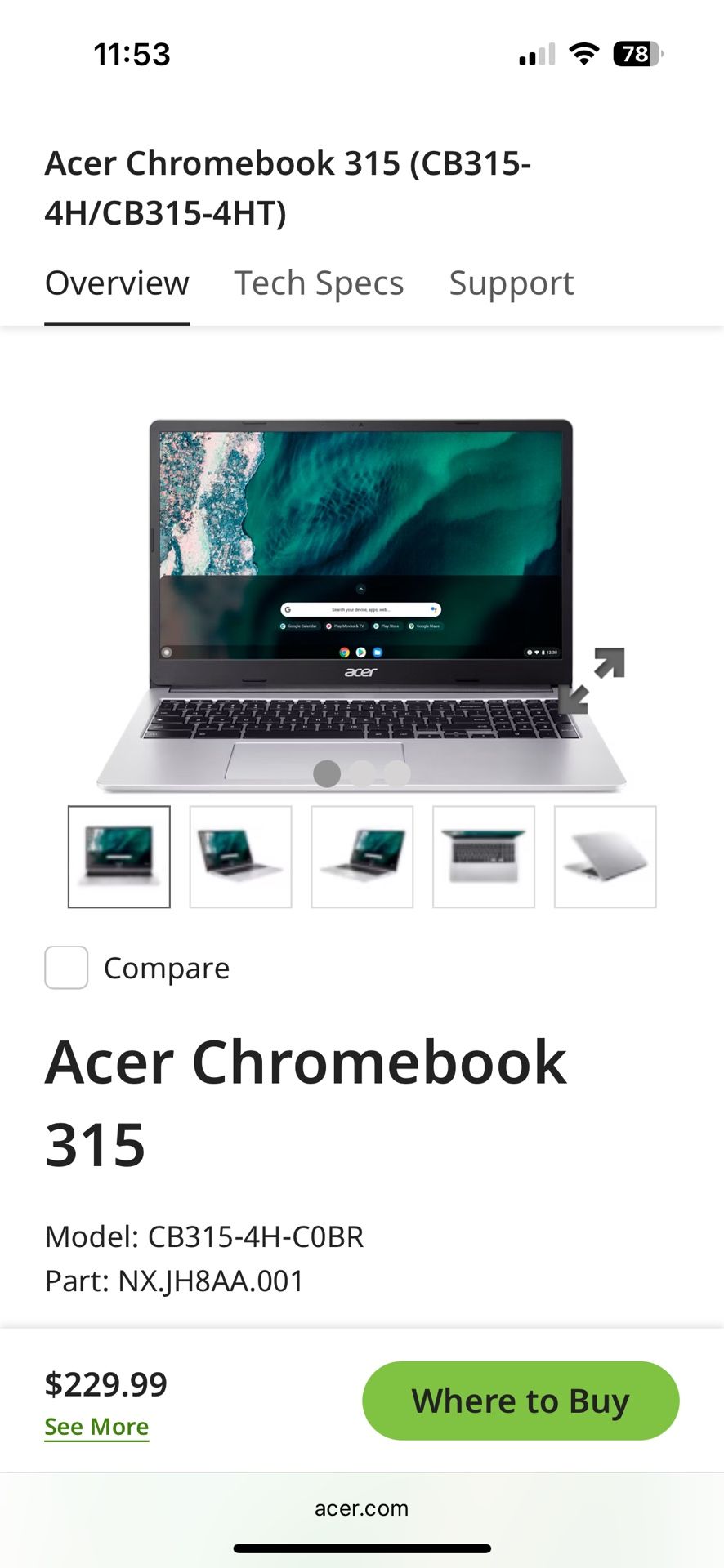 Acer Chromebook