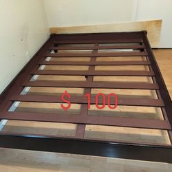 Queen Wood Bed Frame 