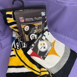 Steelers Throw & Beach Towel 