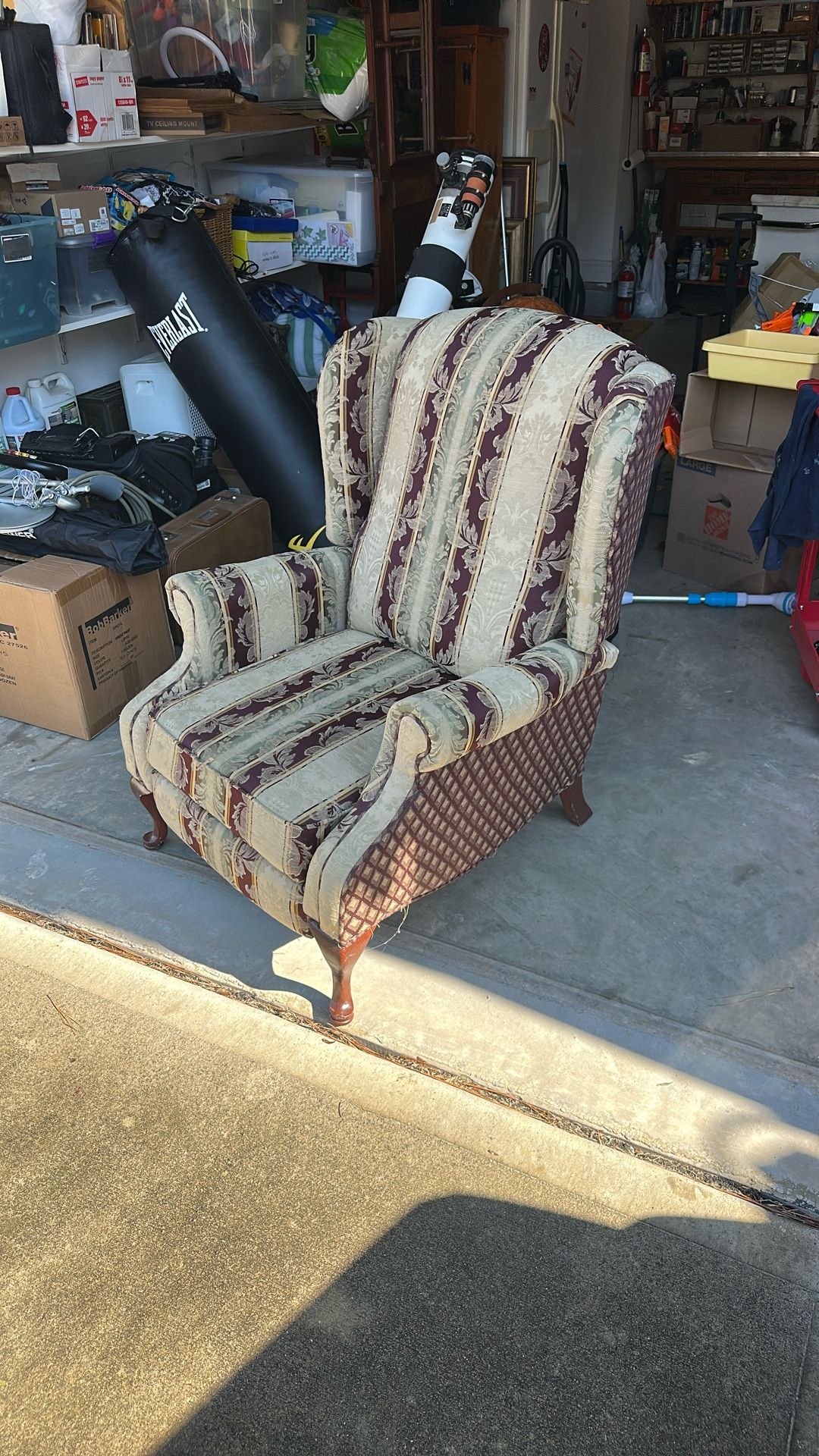 Used Wingback-Recliner Chair - Needs Repair - Need To Sell 