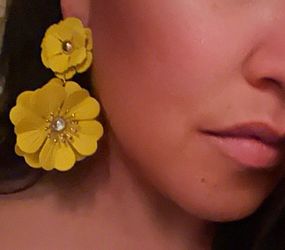 Big Flower Fiesta Earrings 