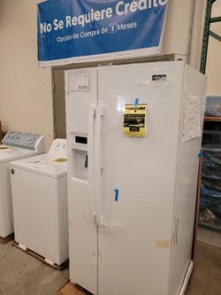 Refrigerator Sideby Side / 23.2 Cu Ft/ No Credit Needed 90-DAY PURCHASE OPTION 