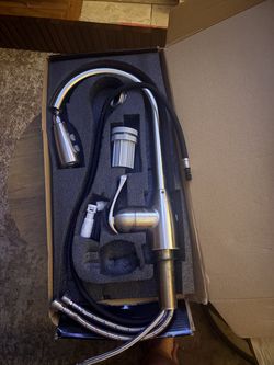 Brushed Nickel Pull-Down Kitchen Faucet