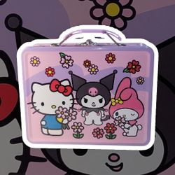 Limited Edition Sanrio Tin Lunch Box - Hello Kitty, Kuromi & My Melody Collectible