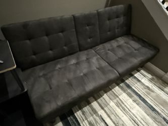 Dark gray Modern Futon/Couch Bed
