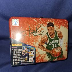 2024 Panini NBA Giannis Antetokounmpo Collectors Lunch Box/Tin Factory Sealed!!