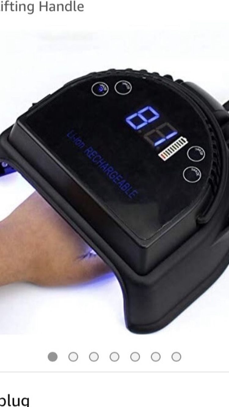 NEW WIRELESS RECHARGEABLE LED UV GEL CURING LIGHT W/ TOUCH SENSOR SCREEN