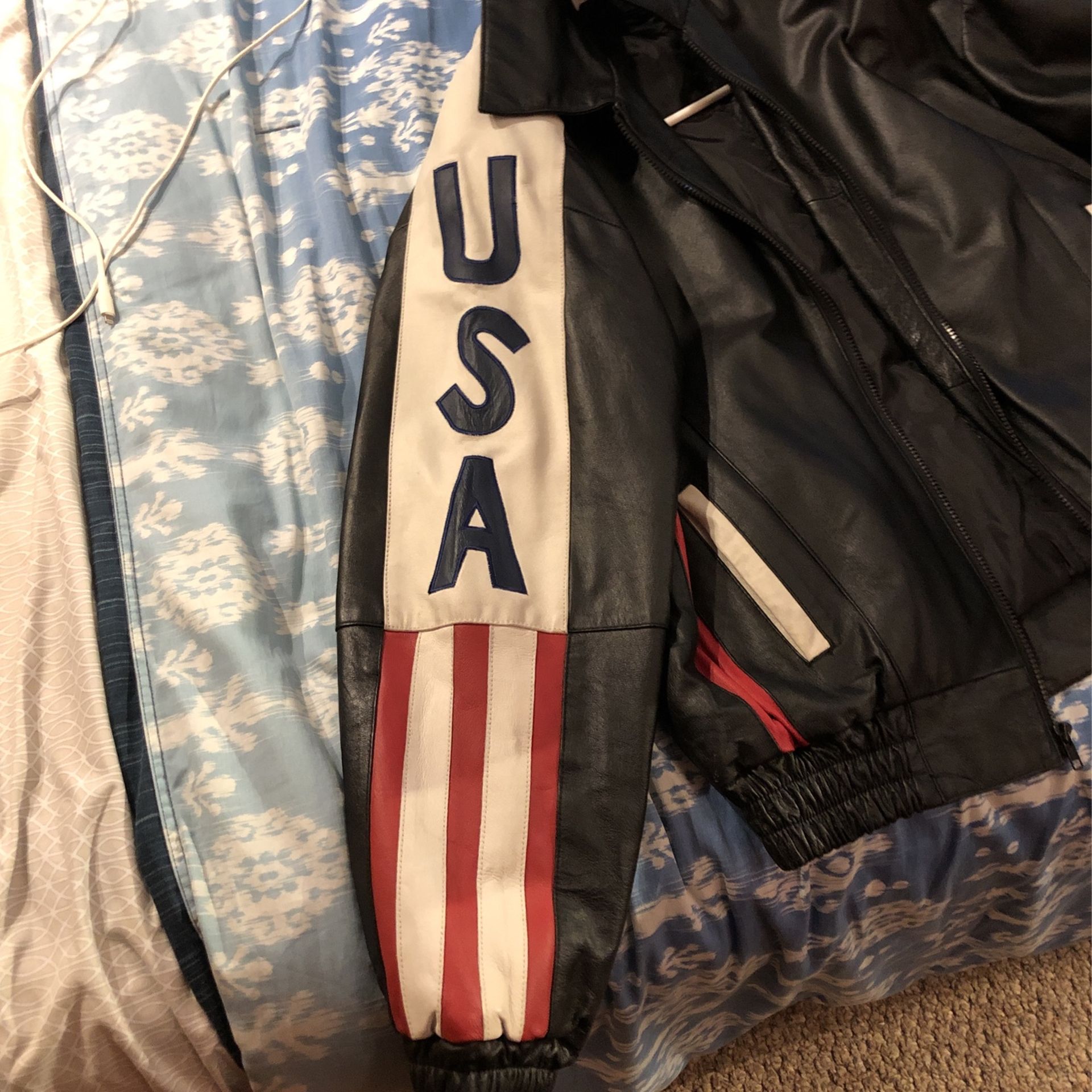 USA Leather Jacket