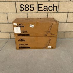 NEW FLYBIRD Adjustable Workout Bench with Headrest **2 Available, $85 Each**