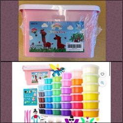 Air Dry Clay Kit 36 Colors Magic Clay Ultra Light Modeling Project Craft