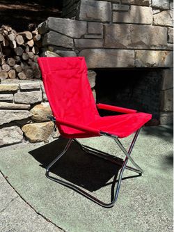 Canvas folding camp boating chair