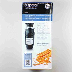 GE General Electric 1/2 HP Continuous Feed Garbage Disposal