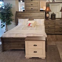 Brand New! 7pc Queen/king Bedroom Set 😍/ Take it home with Only $39down/ Hablamos Español Y Ofrecemos Financiamiento 🙋 