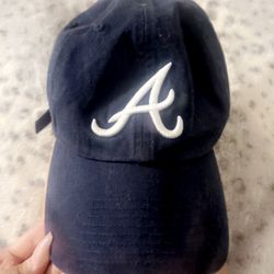 Atlanta Braves '47 Navy Clean Up Adjustable Hat 