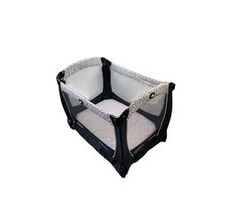 Graco Pack n Play Snuggle Suite LX Black Grey Floral