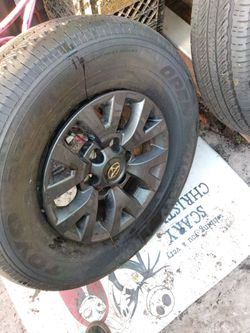 Toyota stock rims and tires