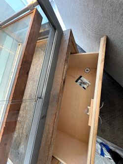 Custom glass display case