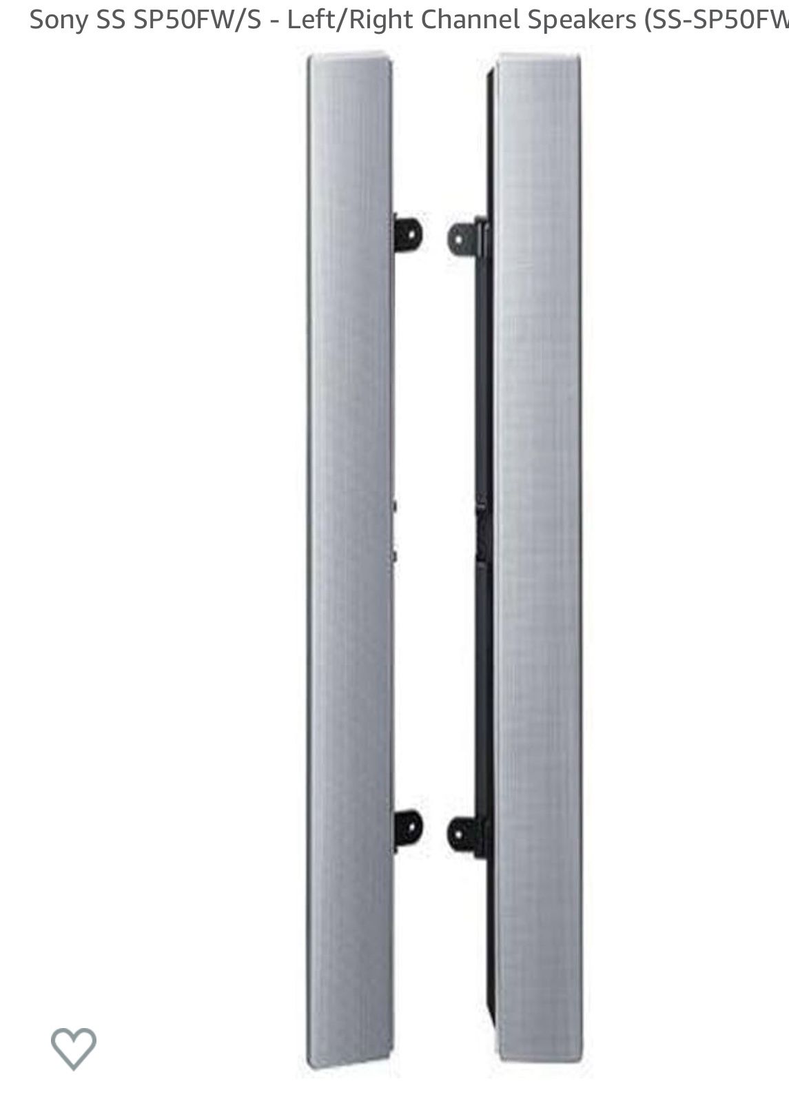 Sony left,/right Channel Speakers (silver)
