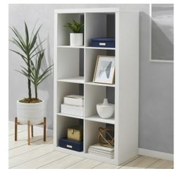 8 Cube Storage Organizer In White - 4 Cubes Included. 