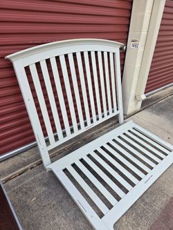Full size footboard and headboard