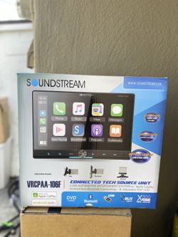 Brand New Soundstream Double Din /10.6 Screen / DVD /bluetooth/apple Car Play /more