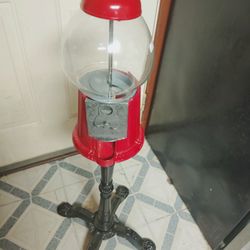 Buble Gum Machine On A Stand In Good.
Condition
