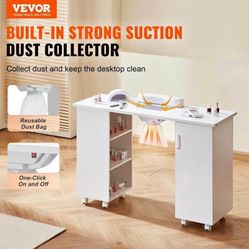 BRAND NEW Manicure Table w/Built in Dust Collector