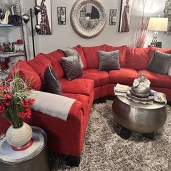 Ashley Furniture Suede Sectional