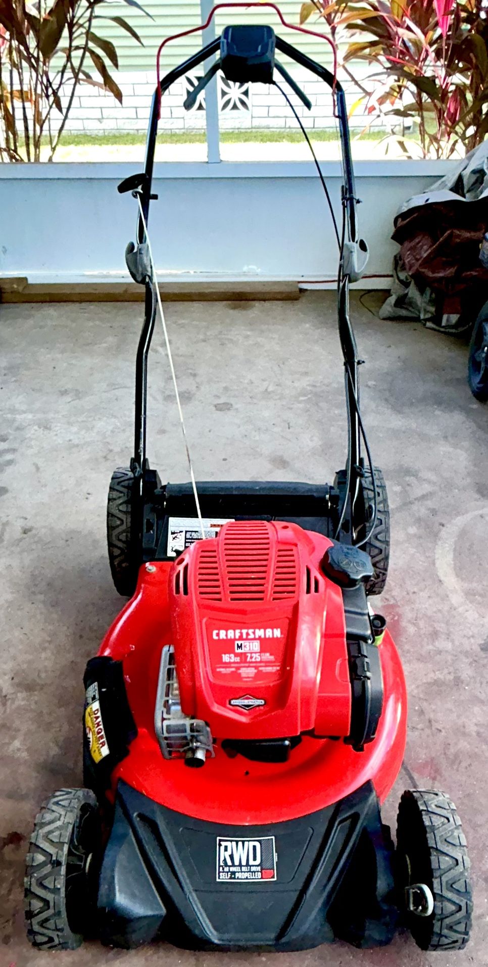 Craftsman M310 Self Propelled Lawn Mower LIKE NEW STARTS EASY RUNS ...