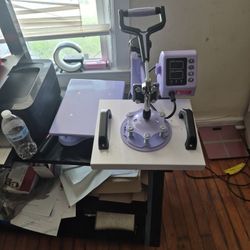 Heat Press Machine Purple 